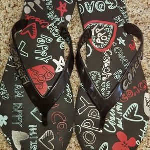 Coach flip flops